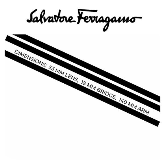 Sold out💫 FERRAGAMO Men’s Sunglasses Rectangular Aviators Gold w/ Green lenses - Picture 9 of 9